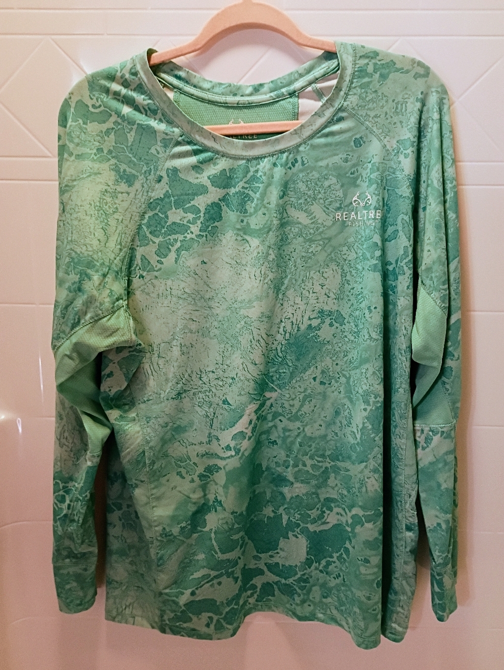 Realtree Performance Fishing Tee - Teal Camo